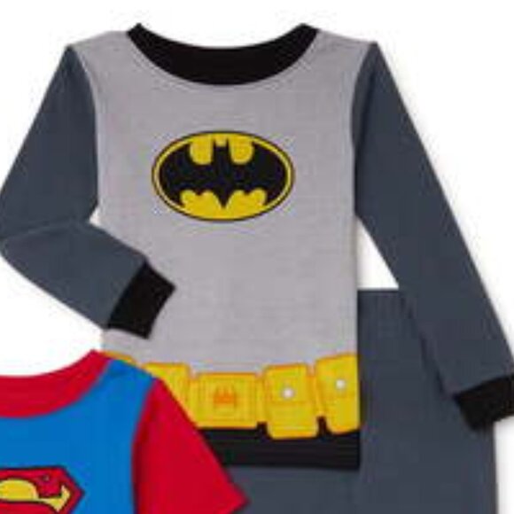 Boys Toddler Pajama Set, 4-Piece - Spiderman/Batman, Mix & Match, NWT - Size 3T - Picture 3 of 5